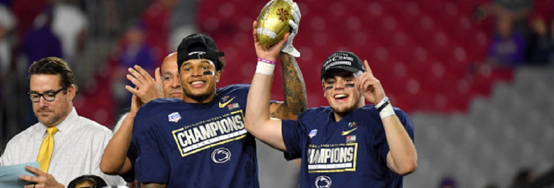 Game Ball & Helmet Stickers: Fiesta Bowl