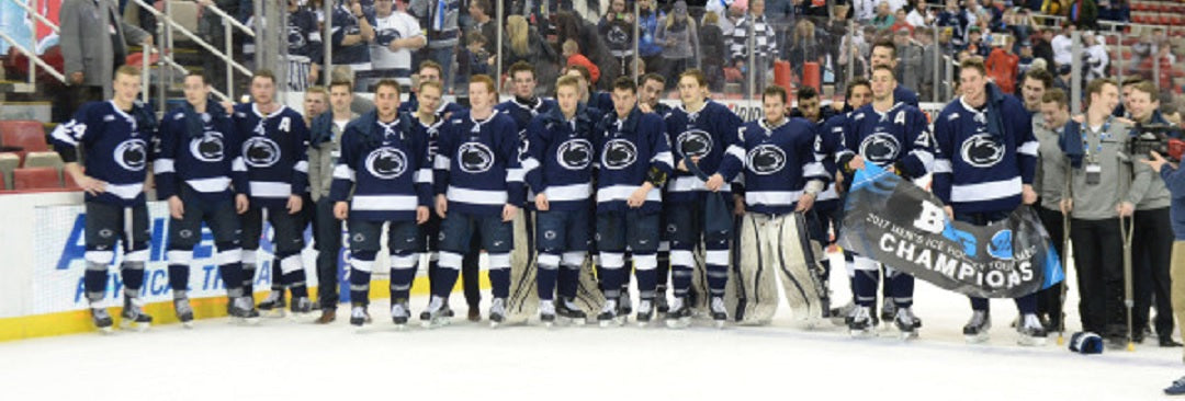 No. 15 M. Hockey Defeats No. 5 Minnesota, Goes on to Beat No. 18 Wisconsin for B1G Ten Championship