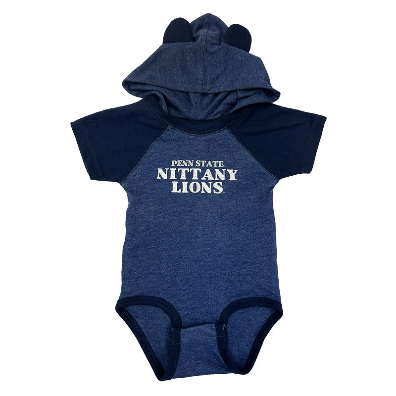 Infant Hooded Onesie with Ears Lion's Pride