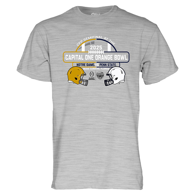 Sale-2025 CFP Dueling Helmet Orange Bowl T-Shirt Lion's Pride