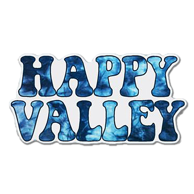 Happy Valley Tie-Dye Removable Sticker Decal