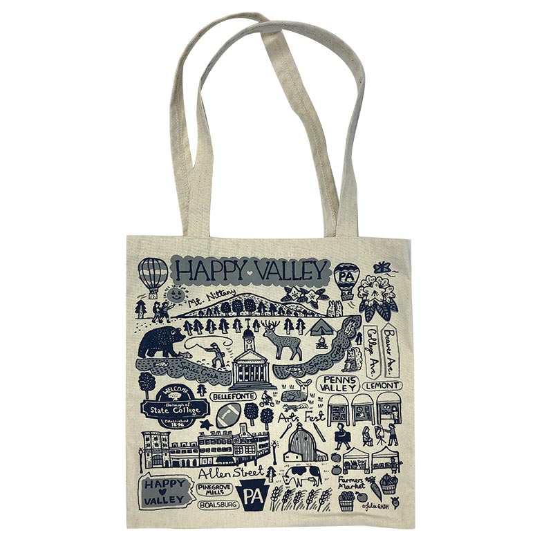 Julia Gash Happy Valley Canvas Slim Tote | Lion's Pride