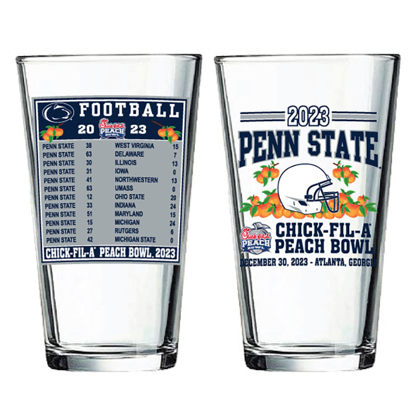 2023 Peach Bowl Penn State Pint Glass