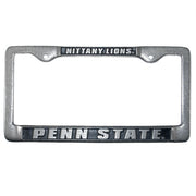 Pewter Penn State License Frame