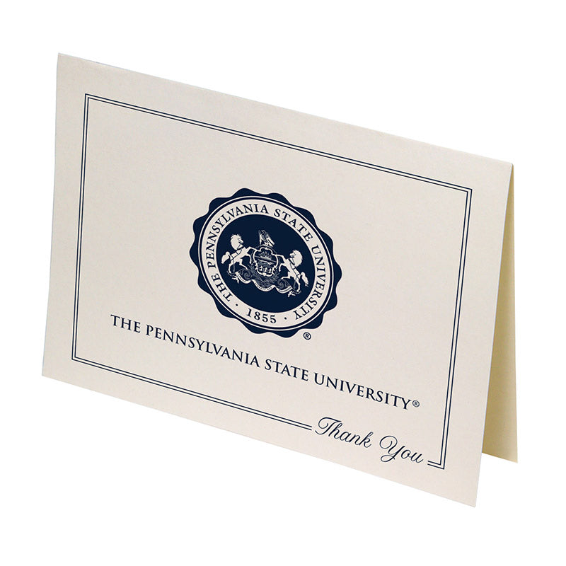 Penn State Seal Thank You Cards - 10 Pack Penn State Seal Thank You Cards - 10 Pack
