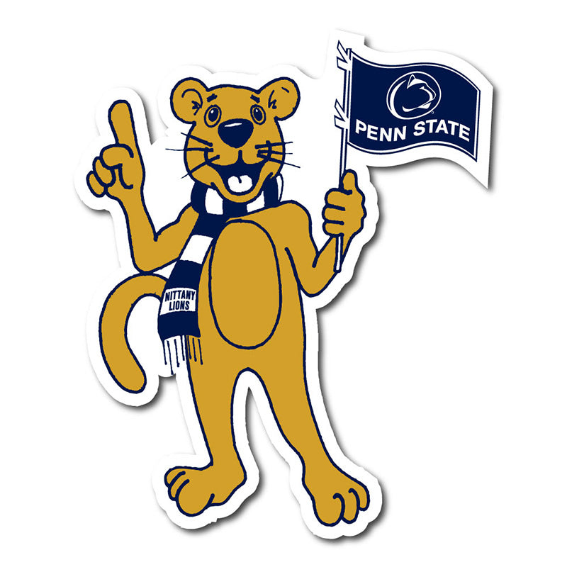 4" Nittany Lion Cartoon Mascot Magnet
