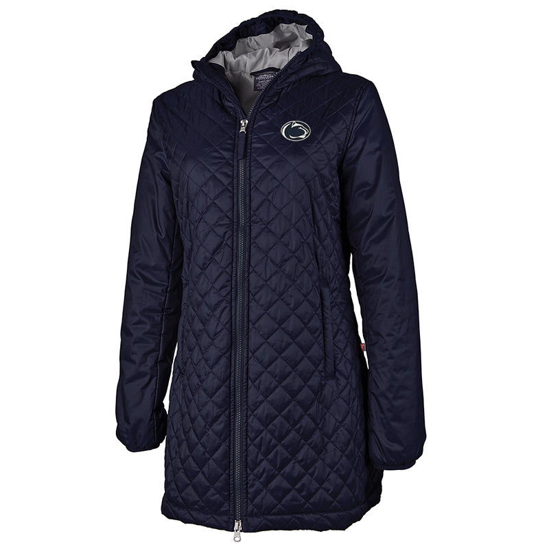 Charles River Ladies Lithium Quilted Hooded Parka