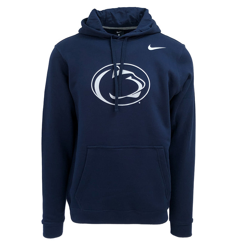 Penn State Nittany Lions Nike Basketball Icon Club Fleece Pullover Hoodie -  Navy