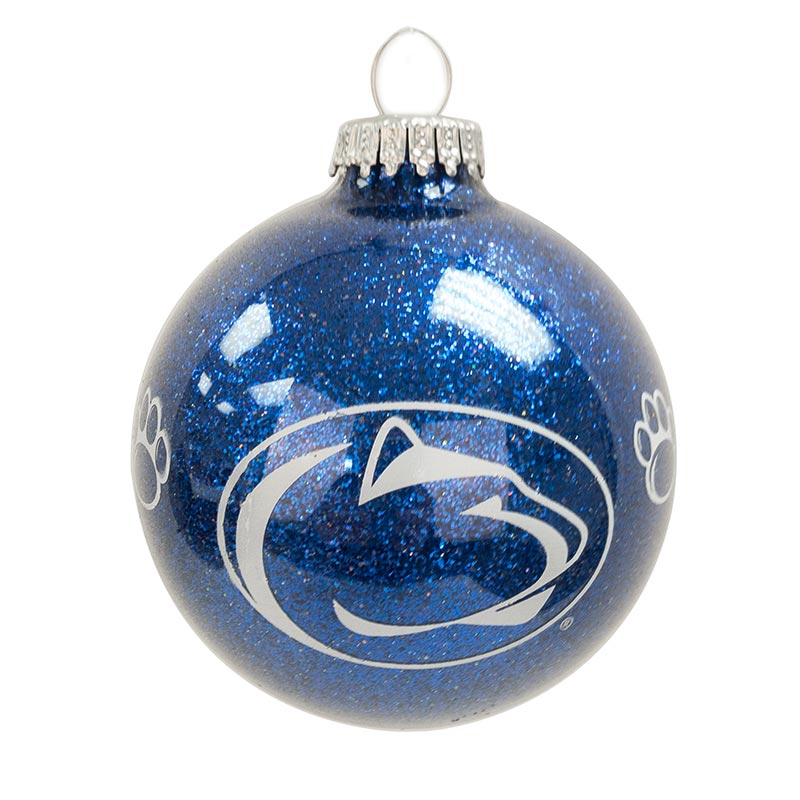Blue Sparkle Paws Ornament