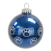 Blue Sparkle Paws Ornament