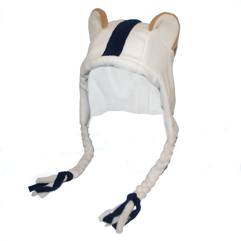 Nittany Lion Ear Hat with Braids