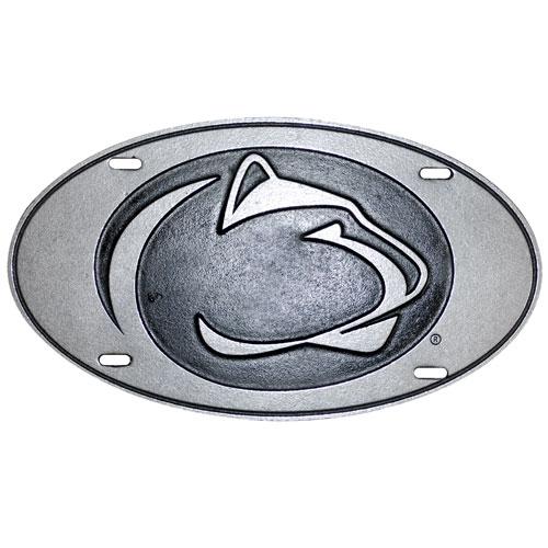 Pewter Oval License Plate