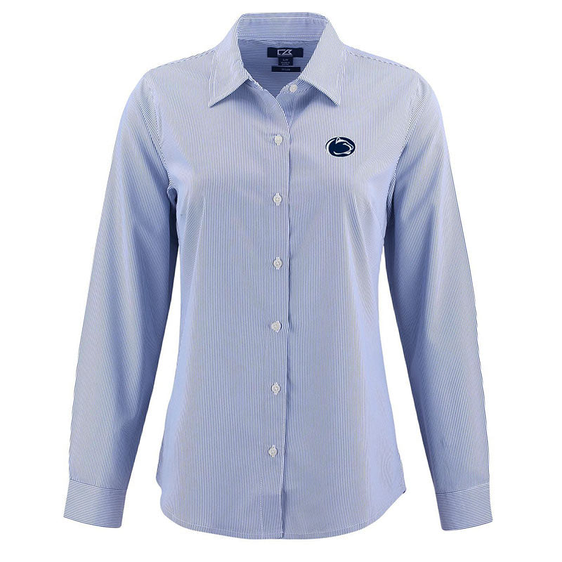 Cutter & Buck Ladies Skyline Pinstripe Dress Shirt