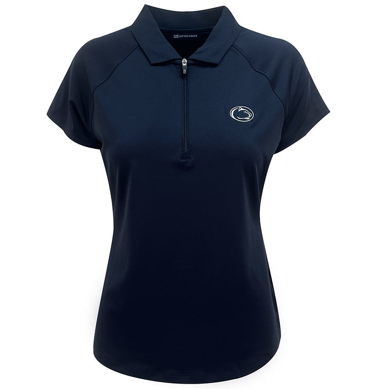Cutter & Buck Ladies Forge Stretch Zip Polo