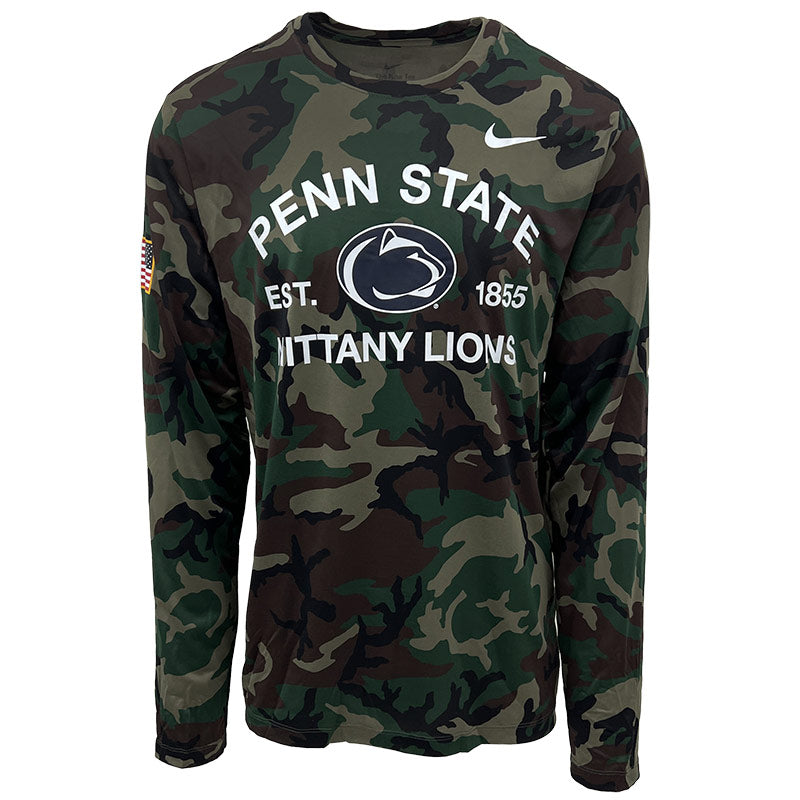 Sale - Nike Dri-FIT Legend Camo Long Sleeved T-Shirt