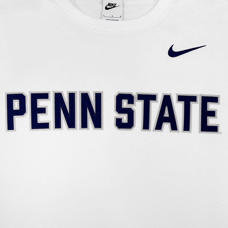 Sale - Nike Cotton Penn State Embroidered Twill Crew