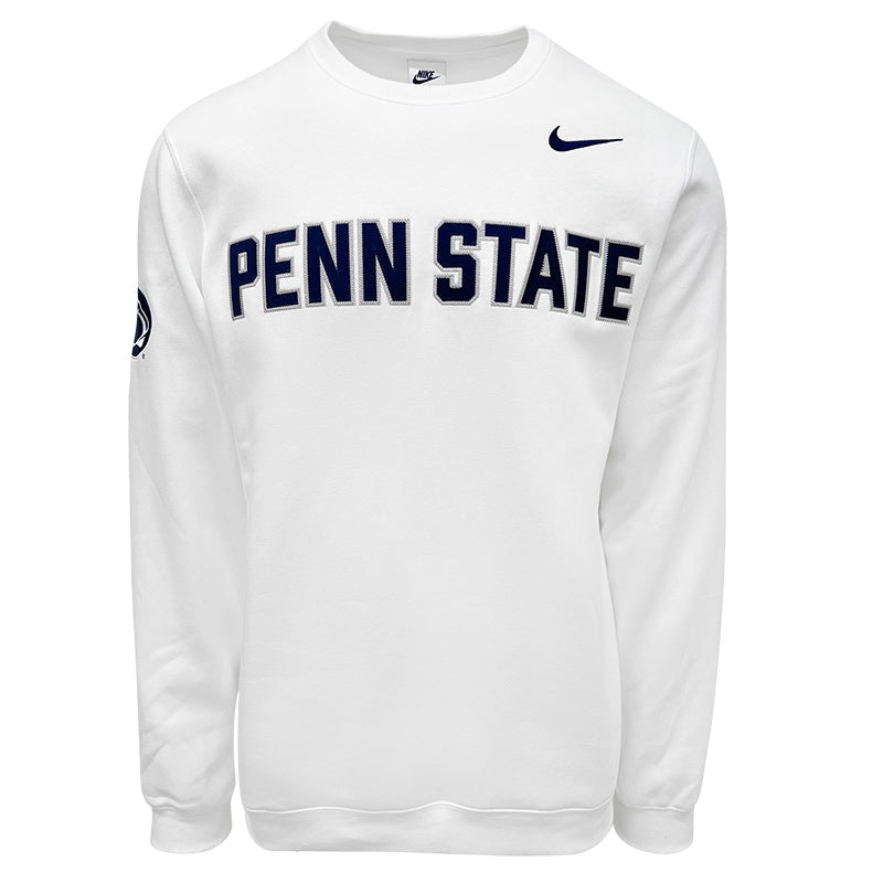 Sale - Nike Cotton Penn State Embroidered Twill Crew