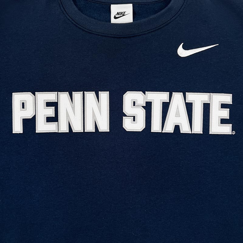 Sale - Nike Cotton Penn State Embroidered Twill Crew