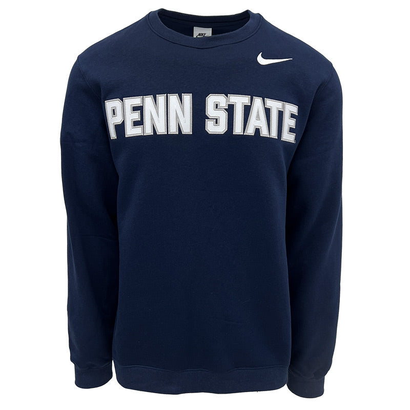 Nike Cotton Penn State Embroidered Twill Crew