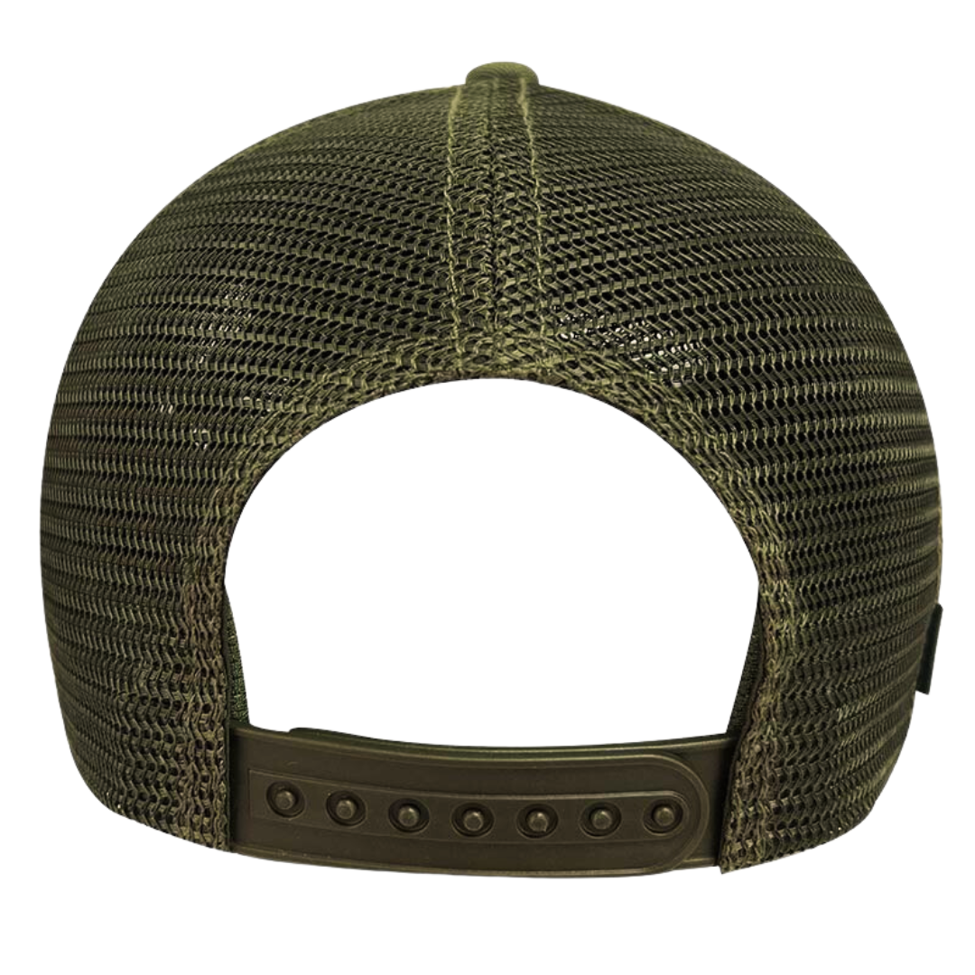 Legacy Mid Pro Leather Patch Trucker Hat