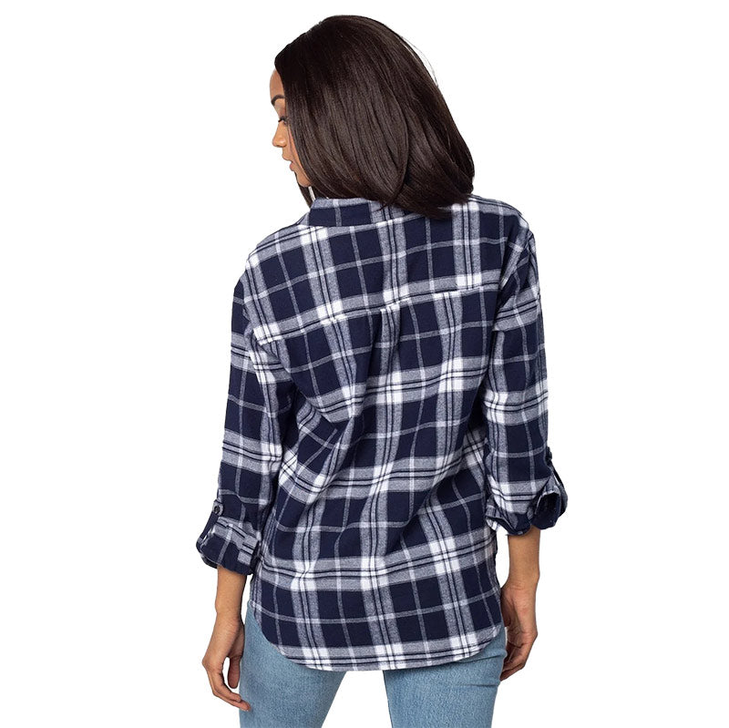 Sale - University Girl Boyfriend Plaid Shirt