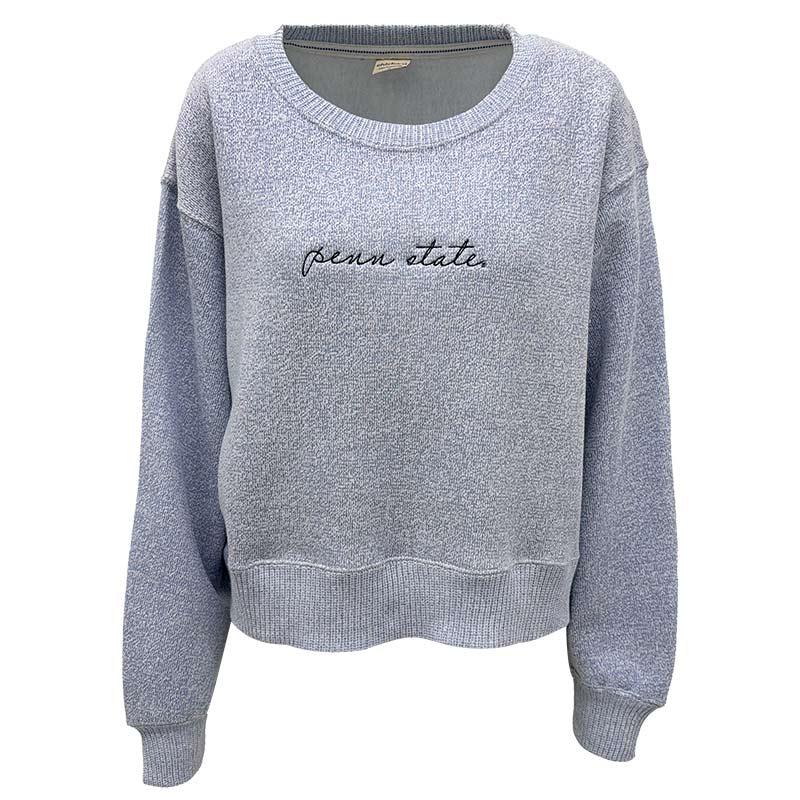 Chicka-D Ladies Cool Down Embroidered Cropped Crew