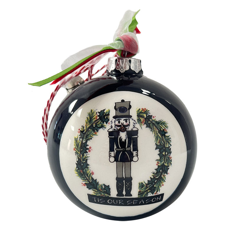 Magnolia Lane Ceramic Nutcracker Ornament