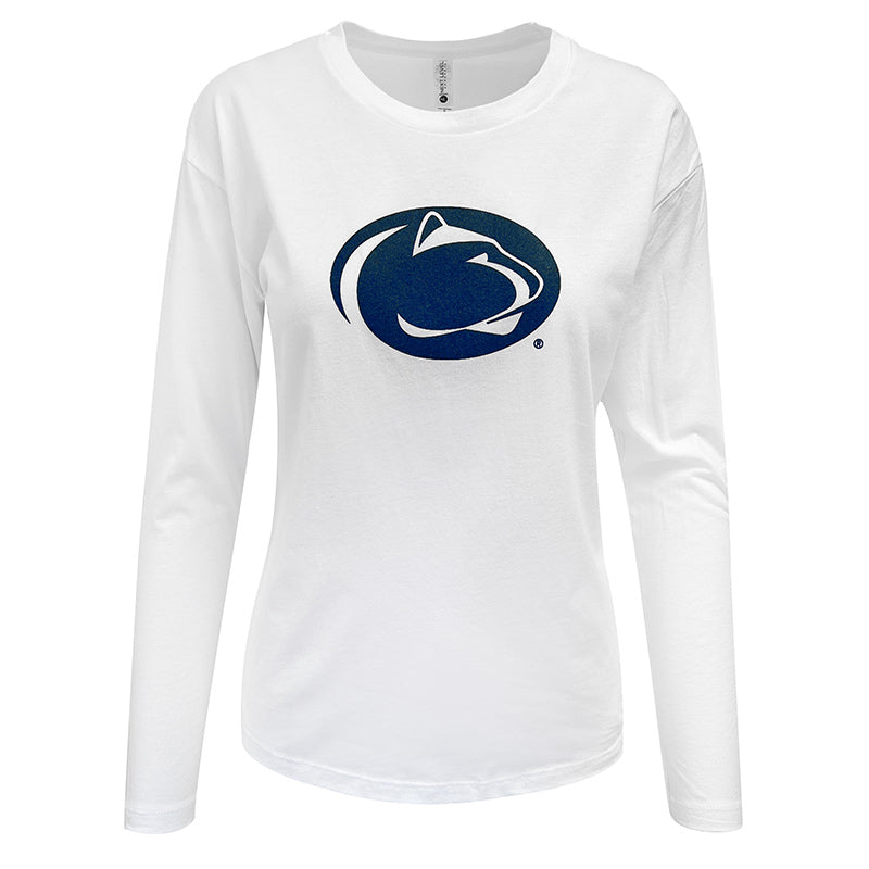 Ladies Shimmer Lion Logo Long Sleeve T-Shirt