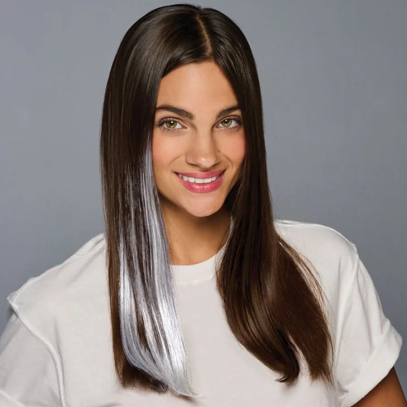 Straight White Hair Extension