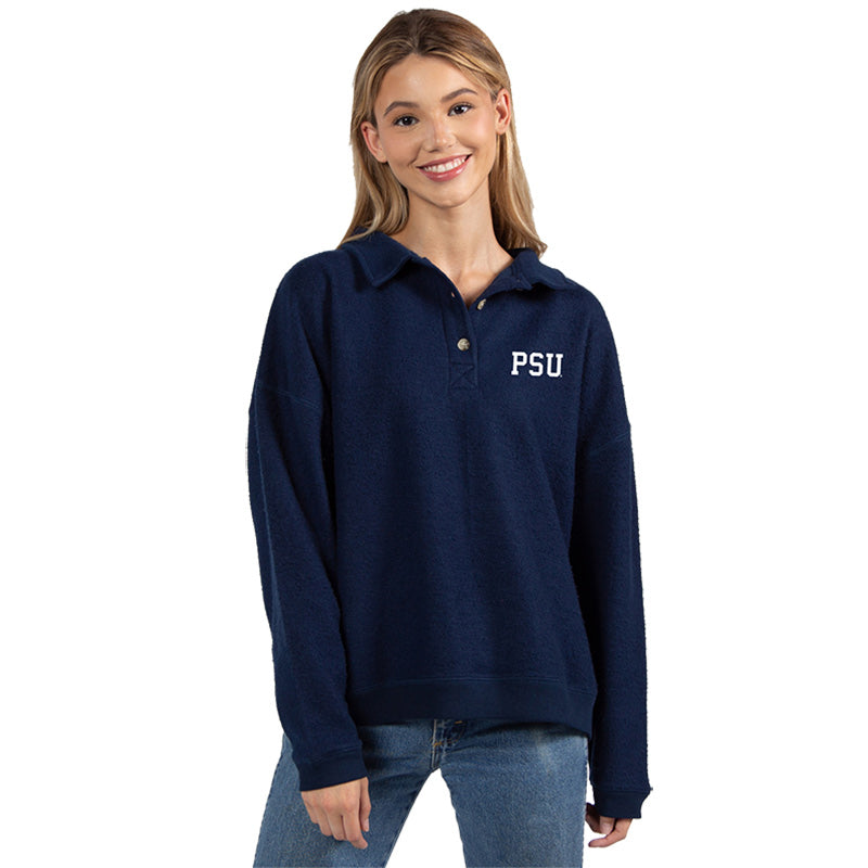 Sale - Chicka-D Ladies Fleece Henley