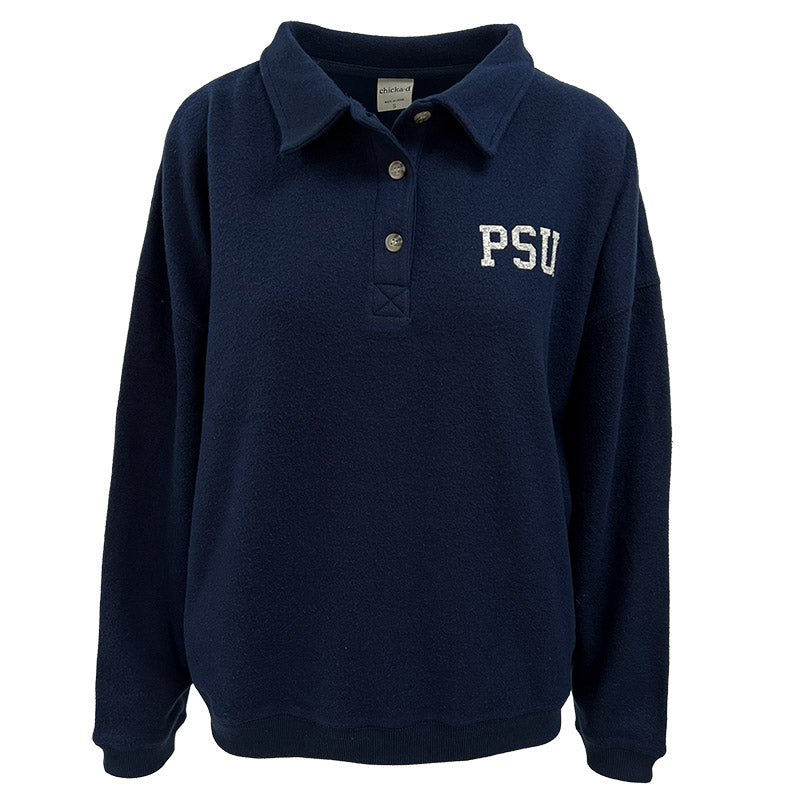 Sale - Chicka-D Ladies Fleece Henley