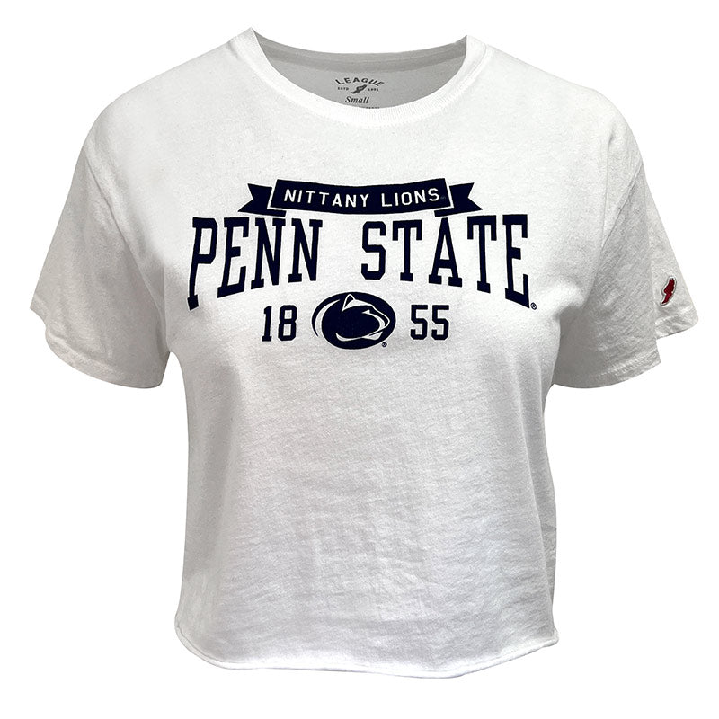 Sale - League Ladies Penn State 1855 Cropped T-Shirt