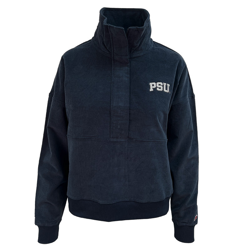 Sale - League Ladies Micro Corded 1/2 Zip