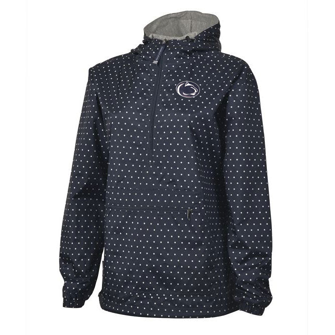 Charles River Ladies 1/2 Zip Patterned Jacket