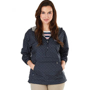 Charles River Ladies 1/2 Zip Patterned Jacket