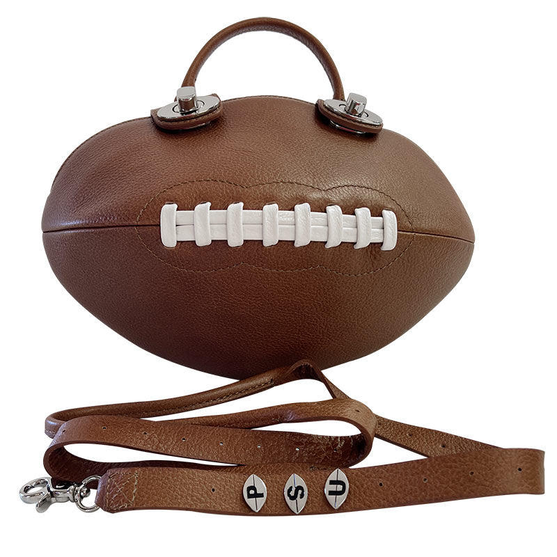 Leather Football Purse by The KC Collection
