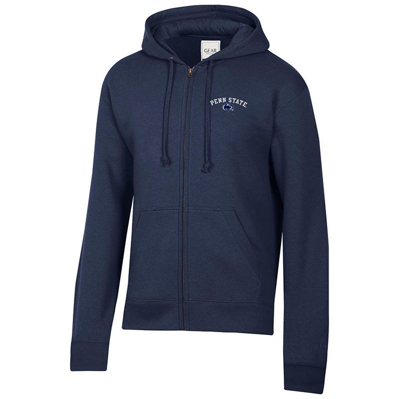 Big Cotton Embroidered Full Zip Hoodie