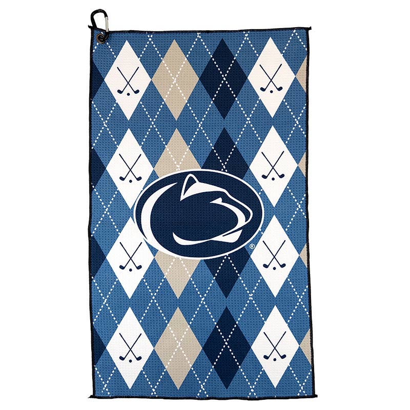 Penn State Argyle Golf Towel