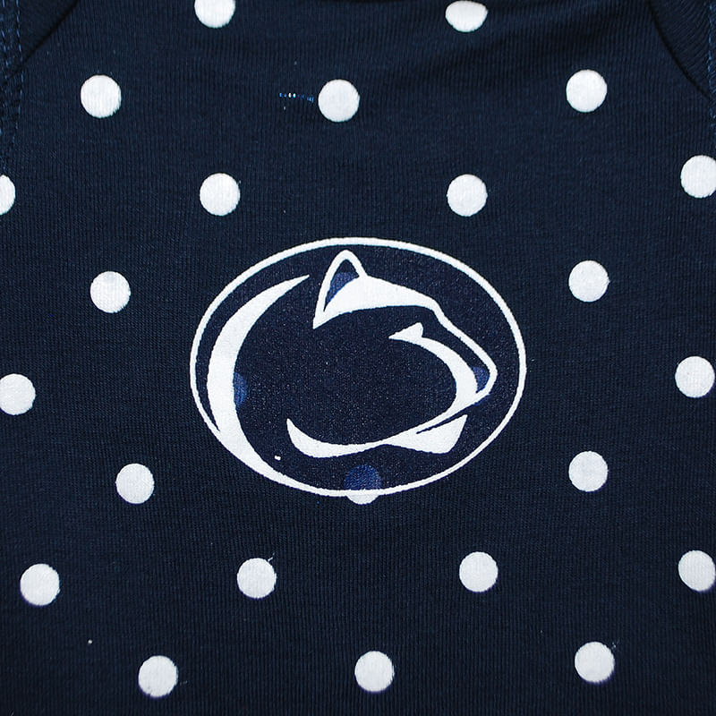 Infant Polka Dot Penn State Onesie