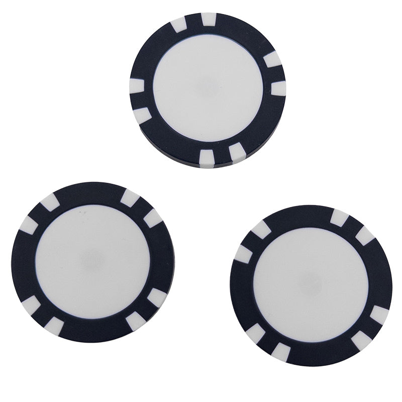 Pack of 3 Poker Chip Ball Markers
