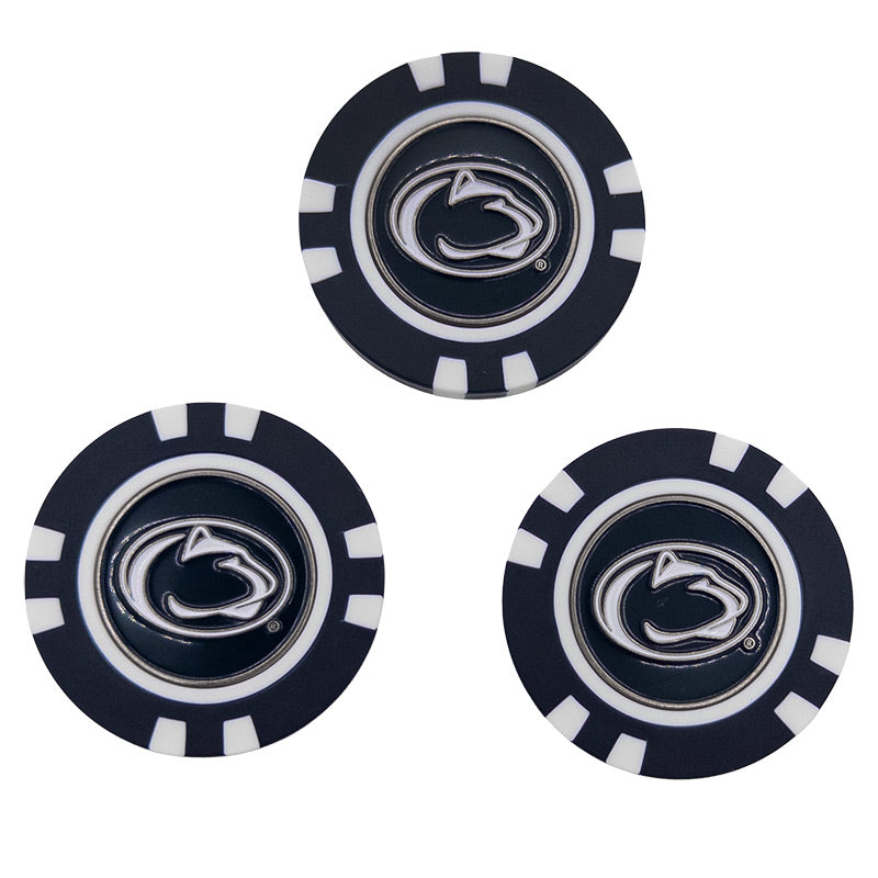 Pack of 3 Poker Chip Ball Markers