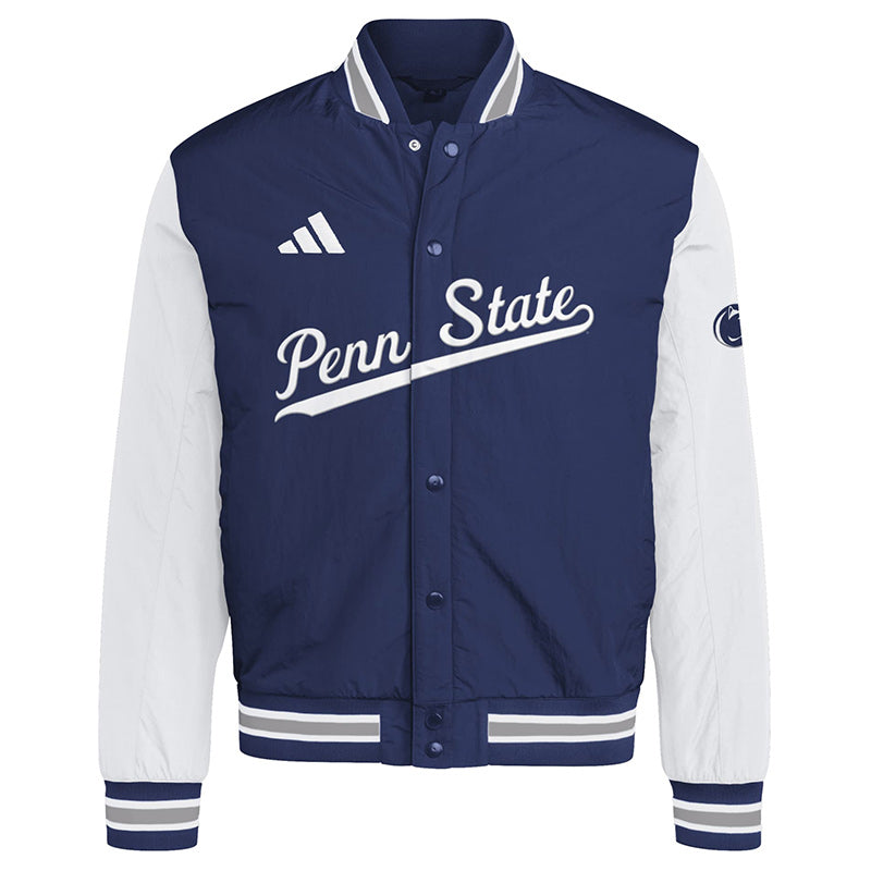 adidas Penn State Satin Vintage Style Jacket
