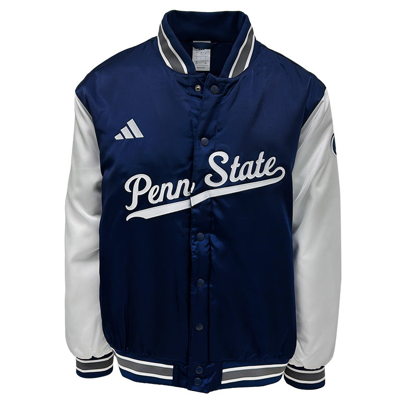 adidas Penn State Satin Vintage Style Jacket