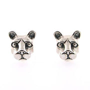 L. Moyer Designs Large Lion Face Earring
