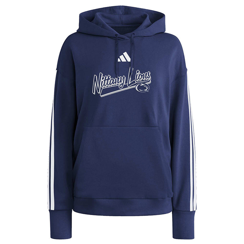 adidas Ladies 3 Stripe Hoodie