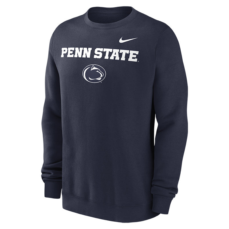 Sale - Nike Cotton Penn State over Lion Crewneck Sweatshirt