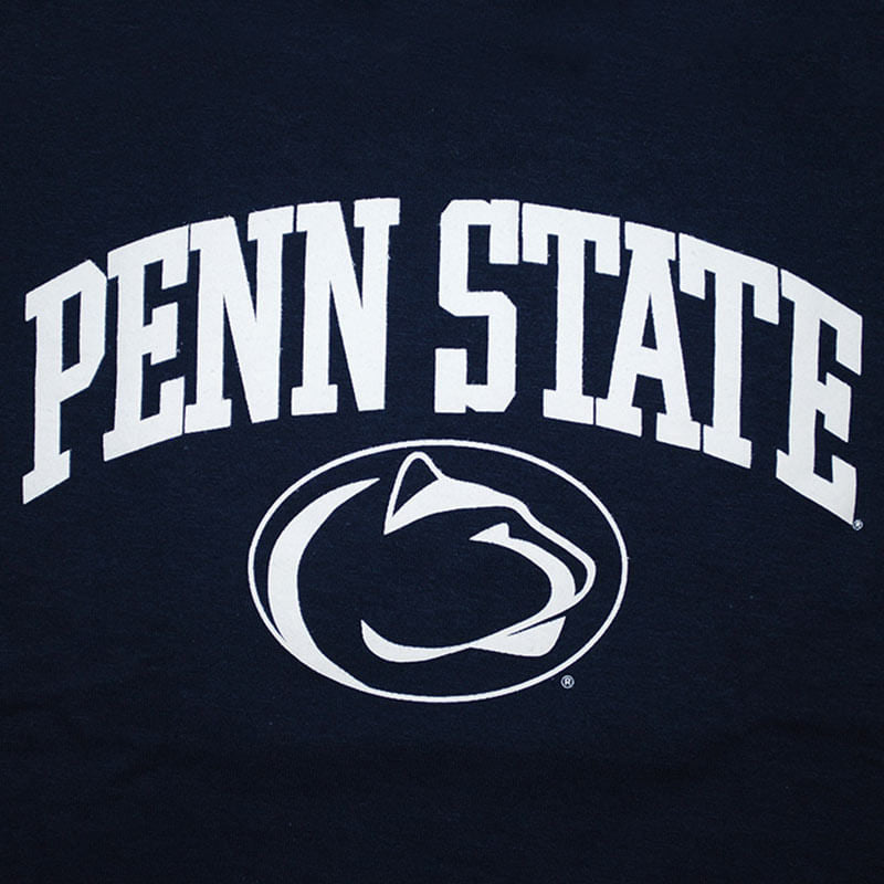 Navy Penn State over Nittany Lion Head Youth T-Shirt