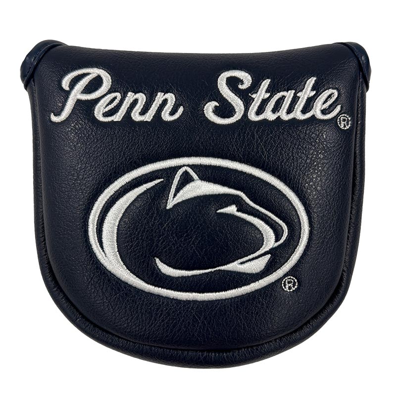 Embroidered Penn State Navy Mallet Golf Head Cover