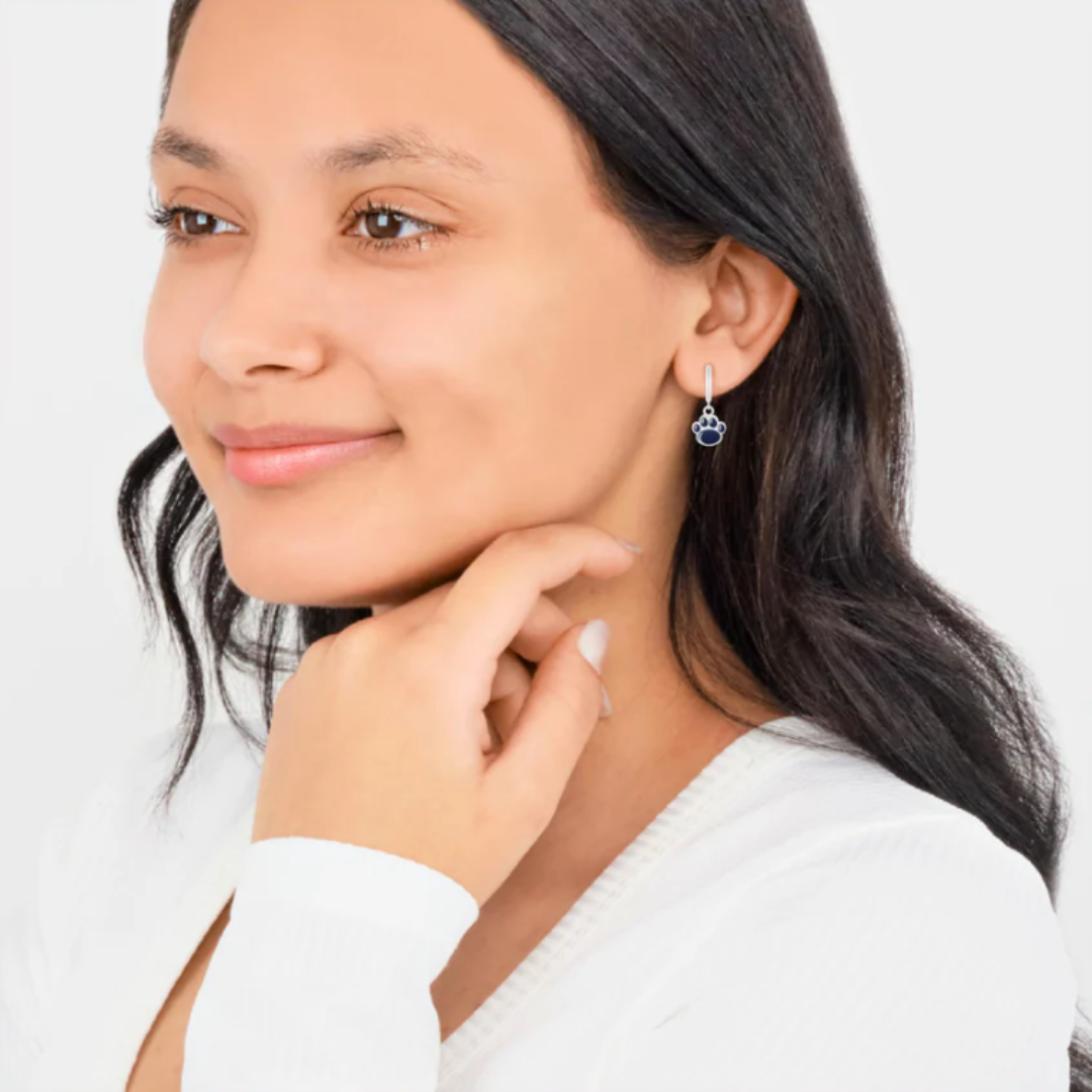 Penn State Paw Huggie Earrings