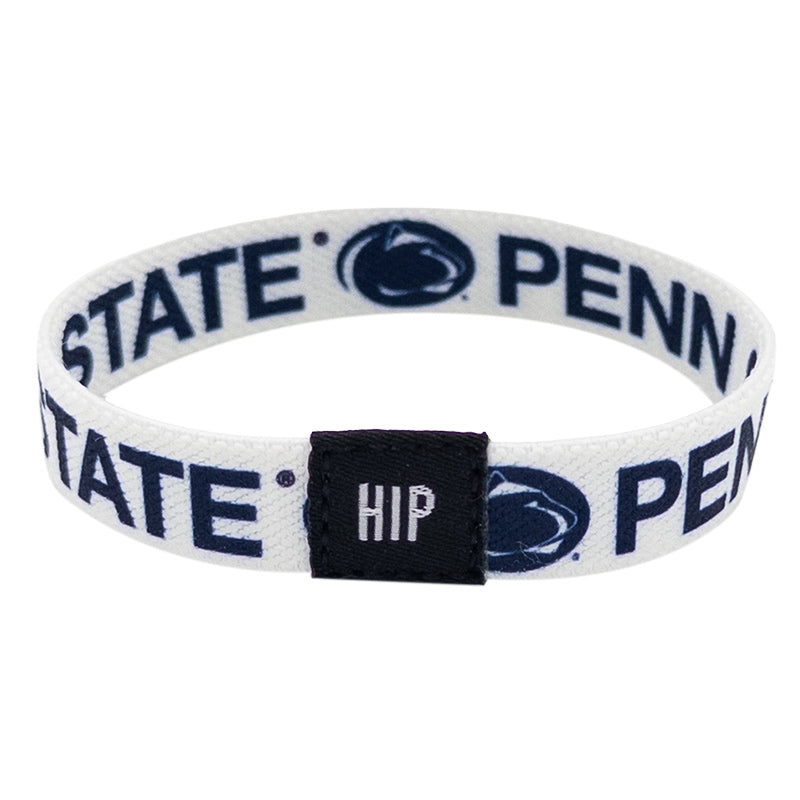 Penn State White Bracelet/Hair Tie